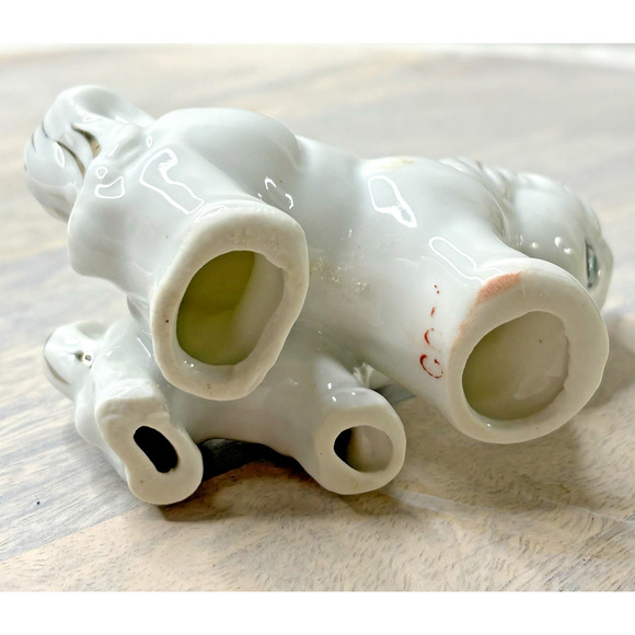 Unicorns porcelain figurine Mom and Baby Gold accents GOI marking on bottom - Picture 5 of 5